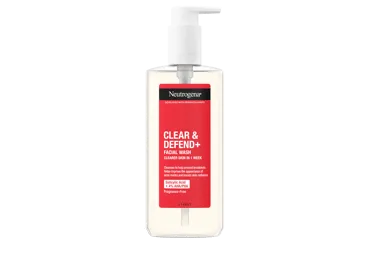 NEUTROGENA Clear & Defend+ sejas mazgāšanas gēls ikdienai, 200ml