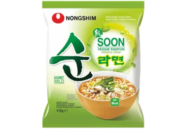 Nūdeļu zupa NONGSHIM Soon Ramyun vegāna 112g