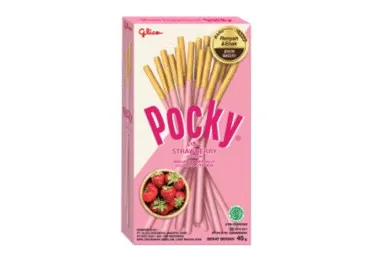 Nūjiņas POCKY ar zemeņu garšu 45g