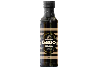 Olīveļļa Extra Virgin BASSO ar ķiplokiem 250ml