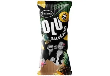 Olu saldējums ananasu BALTICOVO 70g