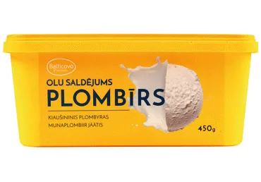 Olu saldējums Plombīrs Balticovo Premium 450g