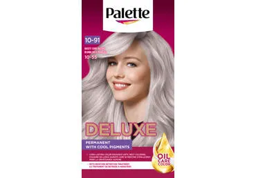 Palette Deluxe matu krāsa 10-91 (10-55) vēsi pelēcīgi blonds