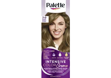 Palette ICC matu krāsa 7-0 vidēji blonds