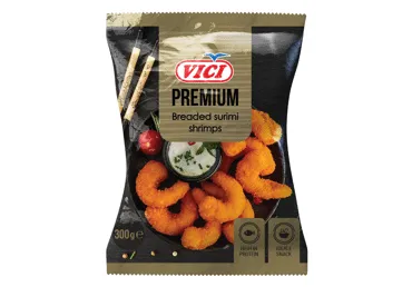 Panētas garneles surimi VIČI 300g