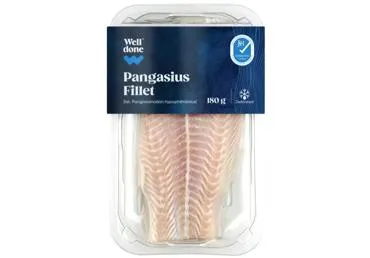 Pangasija fileja atdzesēta WELL DONE 180g
