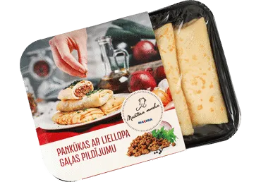 Pankūkas ar liellopa gaļas pildījumu 400g