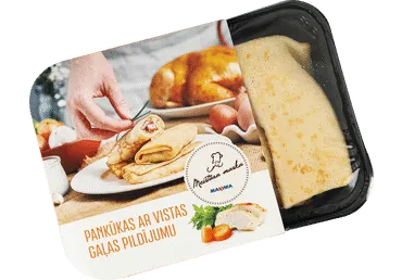 Pankūkas ar vistas gaļas pildījumu MEISTARA MARKA 400g