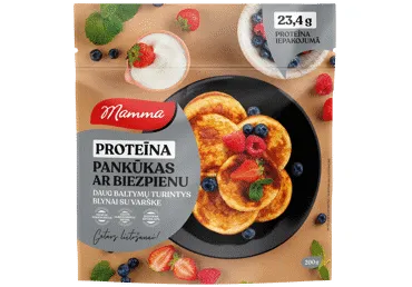 Pankūkas proteīna ar biezpienu Mamma 200g