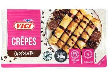 Pankūkas VIČI ar šokolādes pildījumu 340g