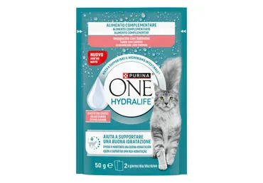 Papildbarība kaķiem ar lasi PURINA 50g