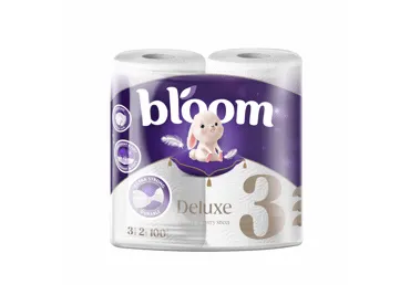 Papīra dvieļi BLOOM Deluxe 3k. 2ruļļi
