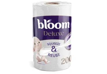 Papīra dvieļi BLOOM Deluxe 3k.200lap.