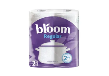 Papīra dvieļi BLOOM Regular 2k. 2ruļļi