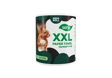 Papīra dvieļi SERLA XXL 2k. 400lap.