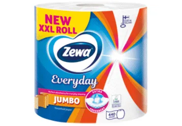 Papīra dvieļi ZEWA Jumbo Everyday 2k.440lap.