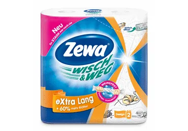 Papīra dvieļi ZEWA W&W Design 2 ruļļi