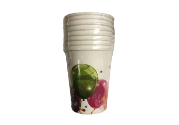 Papīra glāzes BALONI 200ml 8gab.