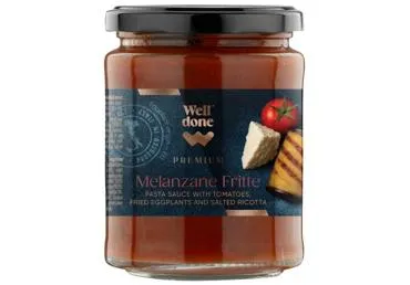 Pastas mērce ar baklažāniem un rikotu WELL DONE PREMIUM 300g