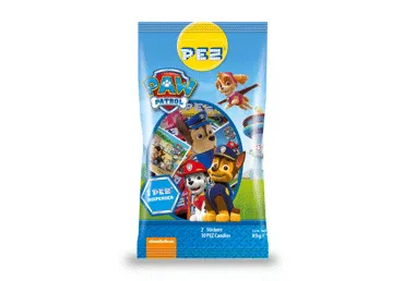 Konfekšu dispensers PEZ Mix, ar uzlīmēm, 85g