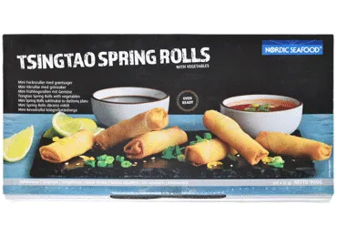 Saldēti dārzeņu rullīši SPRING ROLL mīklā NORDIC, 900g (60x15g)