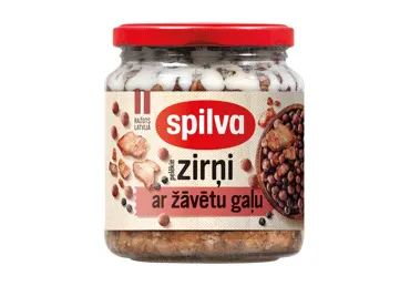 Pelēkie zirņi ar žāvētu gaļu SPILVA 570g