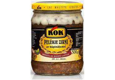 Pelēkie zirņi ar kūpinājumu KOK 500g