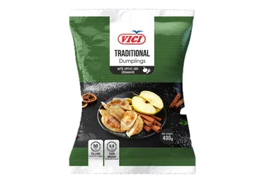 Pelmeņi ar āboliem kanēli VIČI 400g