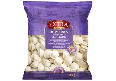 Pelmeņi ar liellopu un cūkgaļu EXTRA LINE 800g