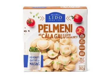 Pelmeņi Lido ar cāļa gaļu 360g