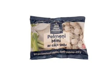Pelmeņi Rīgas miesnieks mini ar cāļa gaļu 450g