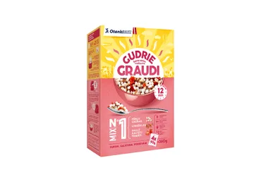 Grūbu, linsēklu, kaltēto tomātu maisījums GUDRIE GRAUDI, 4x90g