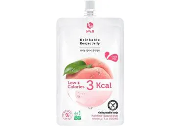 Persiku želeja Konjac ar saldinātājiem JELLY.B 150ml