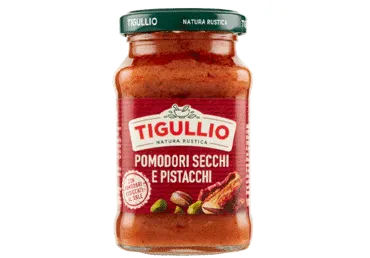 Pesto ar saulē kaltētiem tomātiem un pistācijām TIGULLIO 185g