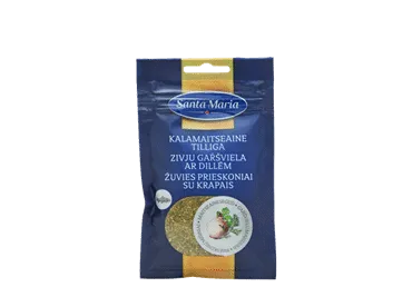 Piedeva zivīm ar dillēm 25g, Santa Maria (18 gab/kastē)
