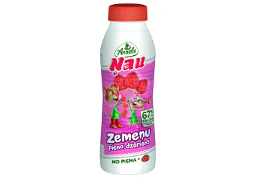 Piena dzēriens zemeņu Annele 2.3% 450ml