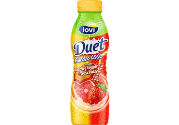 Piena dzēriens JOVI DUET greipfrūtu-zemeņu 350g