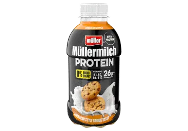 Piena dzēriens MULLERMILCH Protein Amerikāņu cepums 400g