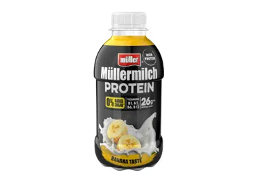 Piena dzēriens MULLERMILCH Protein banānu 400g