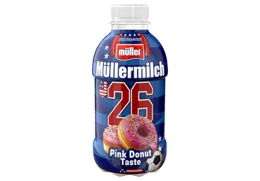 Piena dzēriens Pink Donut MULLERMILCH 400g