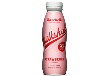 Piena proteīna dzēriens BAREBELLS zemeņu 330ml