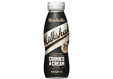 Piena proteīna dzēriens BAREBELLS Cookies&Cream 330ml