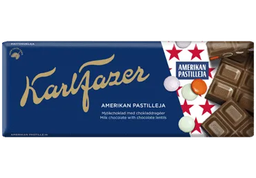 Piena šokolāde Karl Fazer ar dražejām 180g