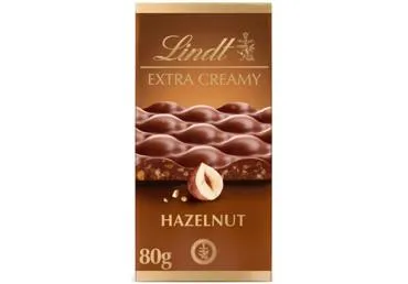 Piena šokolāde ar lazdu riekstiem Creamy LINDT 80g
