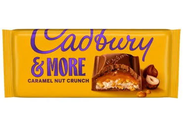 Piena šokolāde Caramel Nut CADBURY 200g