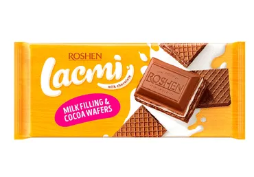 Piena šokolāde LACMI ar vafeles pildījumu 90g