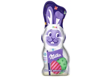 Piena šokolāde Lieldienu zaķis MILKA 45g