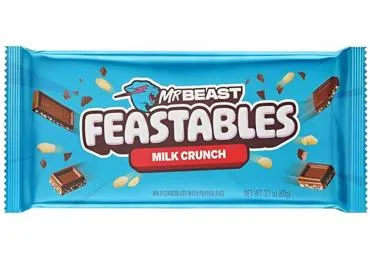 Piena šokolāde Milk Crunch MR BEAST 60g