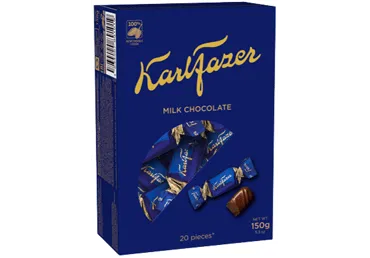 Piena šokolādes konfektes KARL FAZER 150g