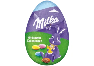 Piena šokolādes ola ar dražejām MILKA 50g